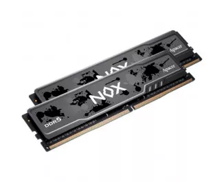 Оперативна пам'ять DDR5 64 Gb (5600 MHz) (Kit 32 Gb x 2) Apacer NOX (AH5U64G56C522MBAA-2)