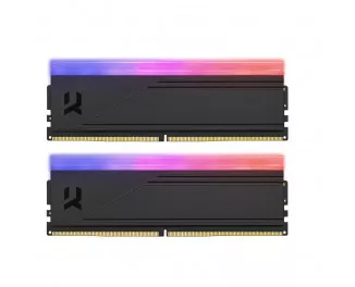 Оперативная память DDR5 64 Gb (5600 MHz) (Kit 32 Gb x 2) GOODRAM IRDM RGB Black (IRG-56D5L30/64GDC)