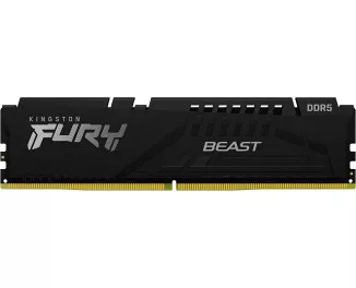 Оперативная память DDR5 64 Gb (5600 MHz) (Kit 32 Gb x 2) Kingston Fury Beast Black (KF556C40BBK2-64)