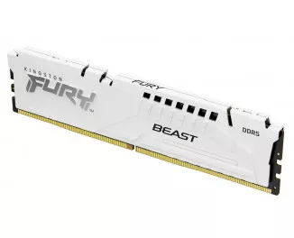 Оперативная память DDR5 64 Gb (5600 MHz) (Kit 32 Gb x 2) Kingston Fury Beast EXPO White (KF556C36BWEK2-64)