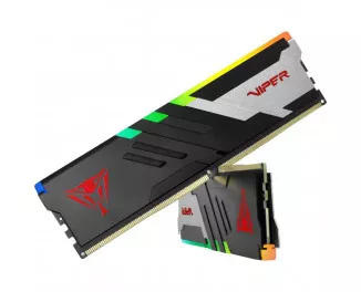Оперативная память DDR5 64 Gb (5600 MHz) (Kit 32 Gb x 2) Patriot Viper Venom RGB (PVVR564G560C40K)