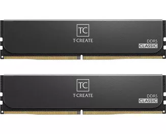 Оперативна пам'ять DDR5 64 Gb (5600 MHz) (Kit 32 Gb x 2) Team T-Create Classic 10L Black (CTCCD564G5600HC46DC01)