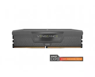 Оперативная память DDR5 64 Gb (6000 MHz) (Kit 32 Gb x 2) Corsair Vengeance Grey (CMK64GX5M2B6000Z40)