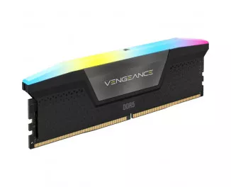 Оперативна пам'ять DDR5 64 Gb (6000 MHz) (Kit 32 Gb x 2) Corsair Vengeance RGB Black (CMH64GX5M2B6000C38)