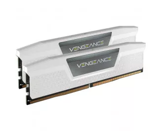 Оперативная память DDR5 64 Gb (6000 MHz) (Kit 32 Gb x 2) Corsair Vengeance White (CMK64GX5M2B6000C40W)