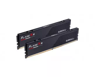 Оперативна пам'ять DDR5 64 Gb (6000 MHz) (Kit 32 Gb x 2) G.SKILL Flare X5 AMD EXPO Black (F5-6000J3040G32GX2-FX5)
