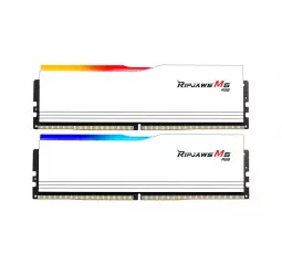 Оперативная память DDR5 64 Gb (6000 MHz) (Kit 32 Gb x 2) G.SKILL Ripjaws M5 RGB White (F5-6000J3040G32GX2-RM5RW)