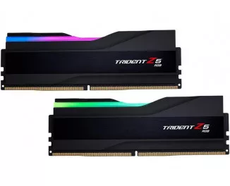 Оперативная память DDR5 64 Gb (6000 MHz) (Kit 32 Gb x 2) G.SKILL Trident Z5 RGB Black (F5-6000J3040G32GX2-TZ5RK)