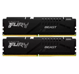 Оперативна пам'ять DDR5 64 Gb (6000 MHz) (Kit 32 Gb x 2) Kingston Fury Beast Black (KF560C30BBK2-64)