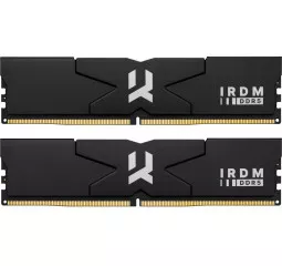 Оперативная память DDR5 64 Gb (6400 MHz) (Kit 32 Gb x 2) GOODRAM IRDM Black (IR-6400D564L32/64GDC)