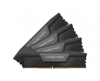 Оперативна пам'ять DDR5 96 Gb (5600 MHz) (Kit 24 Gb x 4) Corsair Vengeance Black (CMK96GX5M4B5600C40)