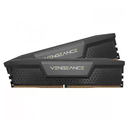 Оперативна пам'ять DDR5 96 Gb (5600 MHz) (Kit 48 Gb x 2) Corsair Vengeance Black (CMK96GX5M2B5600C40)