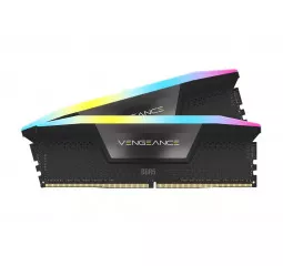 Оперативна пам'ять DDR5 96 Gb (5600 MHz) (Kit 48 Gb x 2) Corsair Vengeance RGB Black (CMH96GX5M2B5600C40)