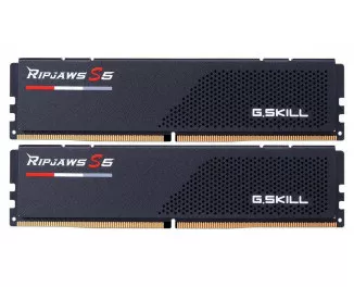 Оперативна пам'ять DDR5 96 Gb (6400 MHz) (Kit 48 Gb x 2) G.SKILL Ripjaws S5 Black (F5-6400J3239F48GX2-RS5K)