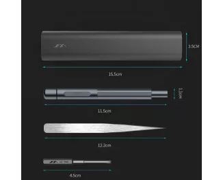 Викрутка з насадками Xiaomi JIMIHOME 18in1 Black (JM-GNT18)