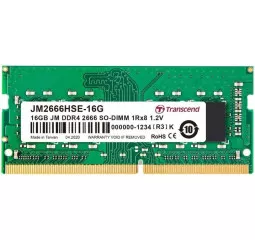 Память для ноутбука SO-DIMM DDR4 16 Gb (2666 MHz) Transcend JetRam (JM2666HSE-16G)