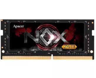 Пам'ять для ноутбука SO-DIMM DDR4 16 Gb (3200 MHz) Apacer NOX Black (A4S16G32CLYBDAA-1)