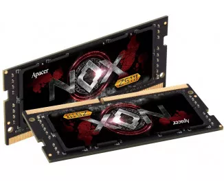 Память для ноутбука SO-DIMM DDR4 16 Gb (3200 MHz) Apacer NOX Black (A4S16G32CLYBDAA-1)