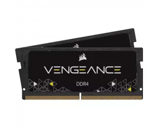 Пам'ять для ноутбука SO-DIMM DDR4 32 Gb (3200 MHz) (Kit 16 Gb x 2) Corsair Vengeance (CMSX32GX4M2A3200C22)