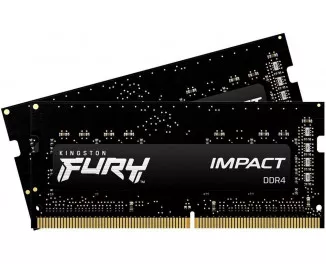 Память для ноутбука SO-DIMM DDR4 32 Gb (3200 MHz) (Kit 16 Gb x 2) Kingston Fury Impact (KF432S20IBK2/32)