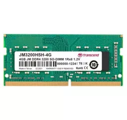 Память для ноутбука SO-DIMM DDR4 4 Gb (3200 MHz) Transcend JetRam (JM3200HSH-4G)