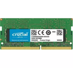 Память для ноутбука SO-DIMM DDR4 8 Gb (2400 MHz) Crucial (CT8G4SFS824AT)