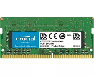 Память для ноутбука SO-DIMM DDR4 8 Gb (2400 MHz) Crucial (CT8G4SFS824AT)