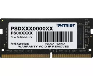 Память для ноутбука SO-DIMM DDR4 8 Gb (3200 MHz) Patriot (PSD48G320081S)