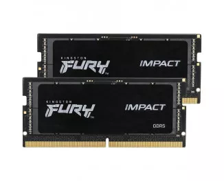 Память для ноутбука SO-DIMM DDR5 16 Gb (4800 MHz) (Kit 8 Gb x 2) Kingston Fury Impact (KF548S38IBK2-16)