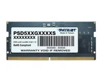 Пам'ять для ноутбука SO-DIMM DDR5 16 Gb (5600 MHz) Patriot Signature Line (PSD516G560081S)