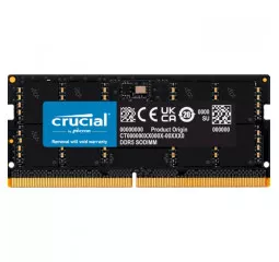 Память для ноутбука SO-DIMM DDR5 32 Gb (4800 MHz) Crucial (CT32G48C40S5)