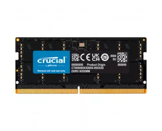 Память для ноутбука SO-DIMM DDR5 32 Gb (4800 MHz) Crucial (CT32G48C40S5)