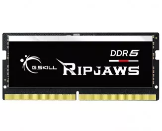 Пам'ять для ноутбука SO-DIMM DDR5 32 Gb (4800 MHz) G.SKILL Ripjaws (F5-4800S4039A32GX1-RS)