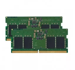 Память для ноутбука SO-DIMM DDR5 32 Gb (4800 MHz) (Kit 16 Gb x 2) Kingston (KVR48S40BS8K2-32)