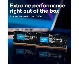 Память для ноутбука SO-DIMM DDR5 32 Gb (5600 MHz) Crucial (CT32G56C46S5T)