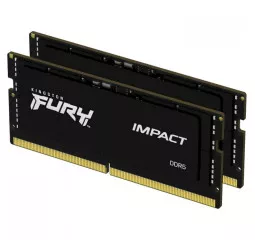 Память для ноутбука SO-DIMM DDR5 32 Gb (6000 MHz) (Kit 16 Gb x 2) Kingston Fury Impact (KF560S38IBK2-32)