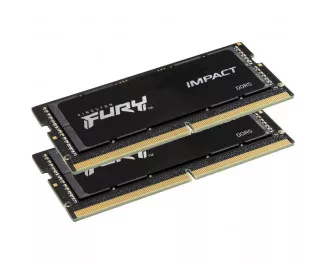 Пам'ять для ноутбука SO-DIMM DDR5 32 Gb (6000 MHz) (Kit 16 Gb x 2) Kingston Fury Impact (KF560S38IBK2-32)