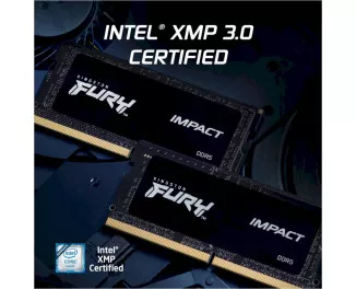 Память для ноутбука SO-DIMM DDR5 32 Gb (6400 MHz) (Kit 16 Gb x 2) Kingston Fury Impact (KF564S38IBK2-32)