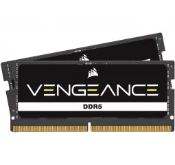 Пам'ять для ноутбука SO-DIMM DDR5 64 Gb (4800 MHz) (Kit 32 Gb x 2) Corsair Vengeance (CMSX64GX5M2A4800C40)