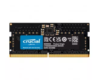 Память для ноутбука SO-DIMM DDR5 8 Gb (4800 MHz) Crucial (CT8G48C40S5)