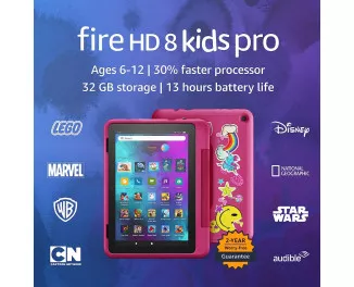 Планшет Amazon Fire HD 8 kids pro 12th gen. 32 GB (2022) Rainbow Universe Kid-Frendly
