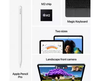 Планшет Apple iPad Air 11 2024 Wi-Fi + Cellular 512GB Space Gray (MUXM3)