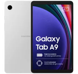 Планшет Samsung Galaxy Tab A9 SM-X115 8/128GB LTE Silver (SM-X115NZSE)