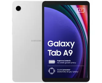 Планшет Samsung Galaxy Tab A9 SM-X115 8/128GB LTE Silver (SM-X115NZSE)