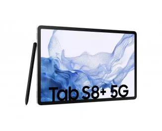 Планшет Samsung Galaxy Tab S8+ 8/128GB 5G Silver (SM-X806BZSA)