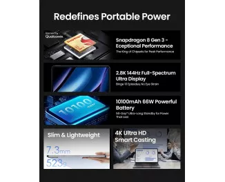 Планшет ZTE Nubia Pad Pro 16/512GB Black Global