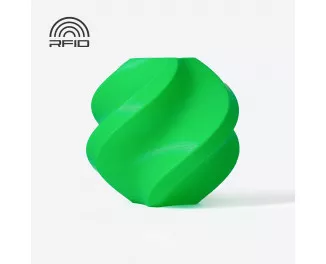 Пластик для 3D друку з котушкою Bambu Lab PLA Basic 1kg Bambu Green (A00-G6-1.75-1000-spl)