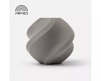 Пластик для 3D друку з котушкою Bambu Lab PLA Basic 1kg Gray (A00-D0-1.75-1000-spl)