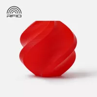Пластик для 3D друку з котушкою Bambu Lab PLA Basic 1kg Red (A00-R0-1.75-1000-spl)