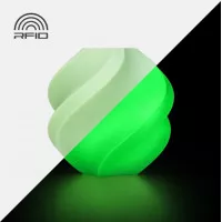 Пластик для 3D друку з котушкою Bambu Lab PLA Glow 1kg Green (A12-G0-1.75-1000-SPL)